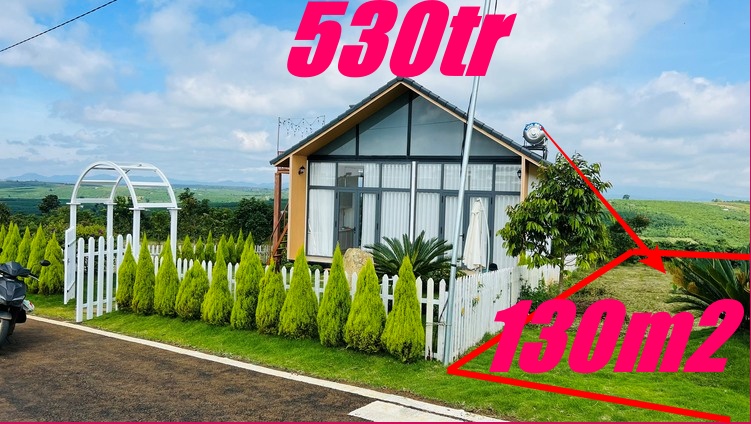 BÁN GẤP 130M2 VIEW HỒ, ĐỒI NGHĨ DƯỠNG SIÊU ĐẸP CHỈ 530TR TC,SHR