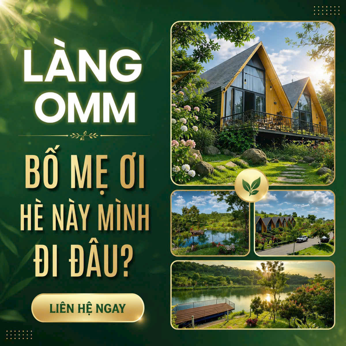 Ưu đãi tháng 10 - Sở hữu ngay 110m2 đất nghỉ dưỡng tại Làng Omm, Bảo Lộc chỉ với 500tr